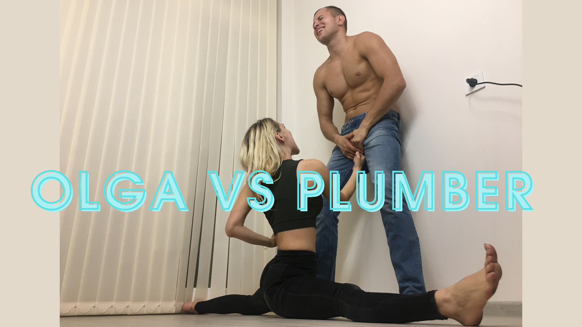 Olga vs Plumber - JustHotFight.