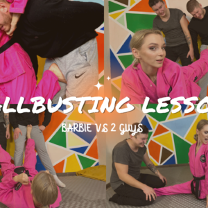 BALLBUSTING LESSON - BARBIE VS 2 GUYS