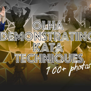 OLHA DEMONSTRATING KATA TECHNIQUES. (100+ Photos)