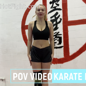 POV VIDEO KARATE FOOT