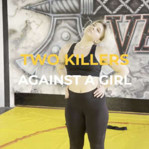 TWO KILLERS AGAINST A GIRL