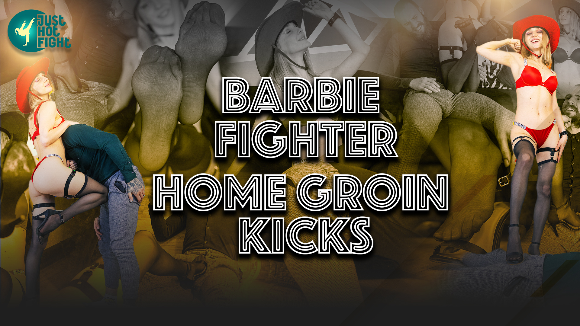 BARBIE FIGHTER &8211; HOME GROIN KICKS - JustHotFight.