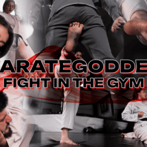 karategoddes fight in gym