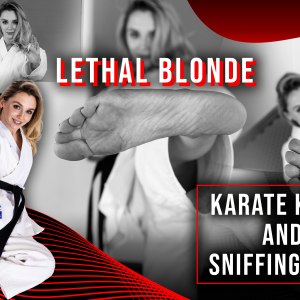 jhf lethal blonde sniffing feet
